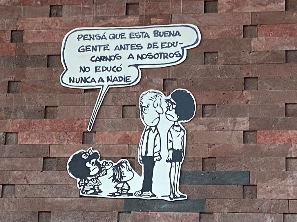 Mafalda de visita en la Ciudad de México