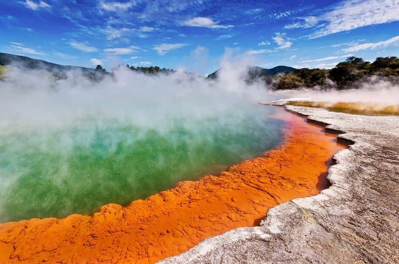 Wai o Tapu, zona geotermal en Nueva Zelanda