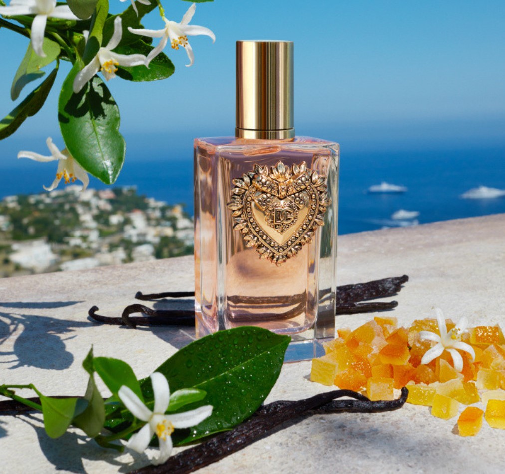 Perfume Devotion de Dolce & Gabbana inspirado en un postre italiano.