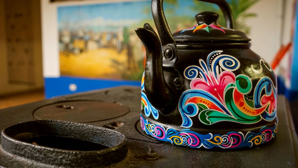 Cafetera decorada Sarchi Alajuela