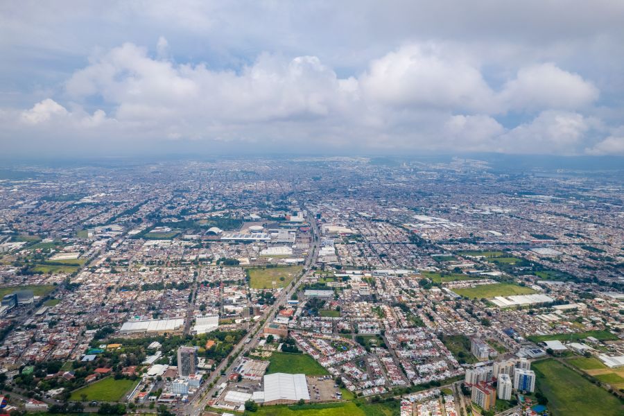 vista aérea León