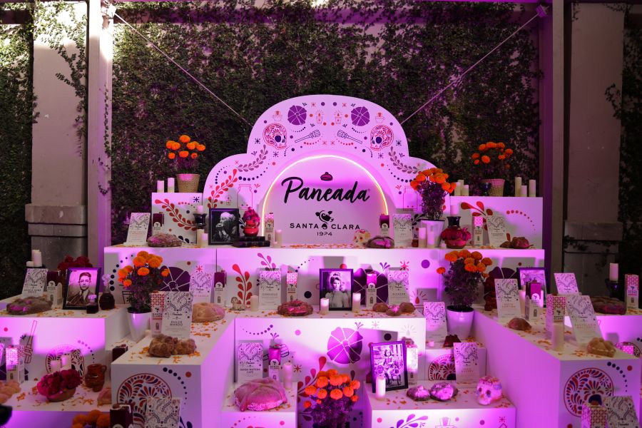 Pan de muerto paneada