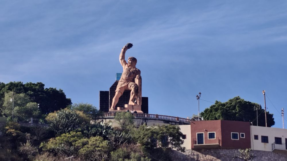 Pípila en Guanajuato Capital.