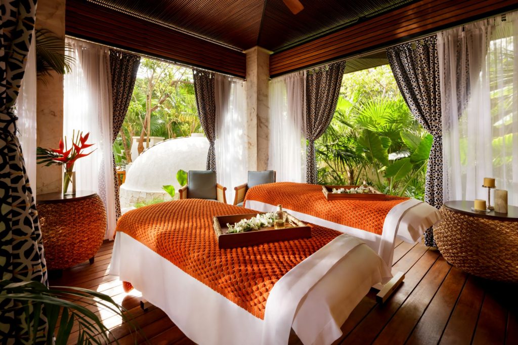 Spa Outdoor Couples Treatment Mayakoba