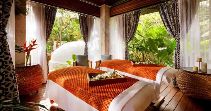 Spa Outdoor Couples Treatment Mayakoba