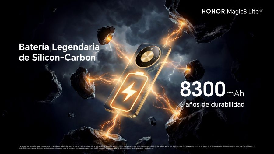 HONOR Magic8 Lite batería