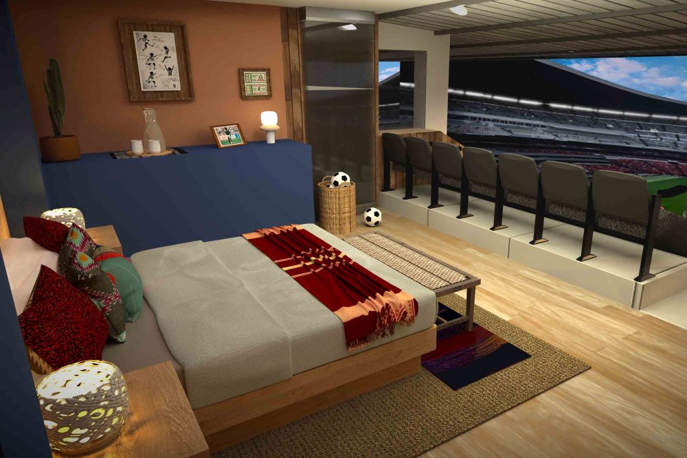 Suite en un palco privado en el Estadio Ciudad de México, experiencia de Airbnb