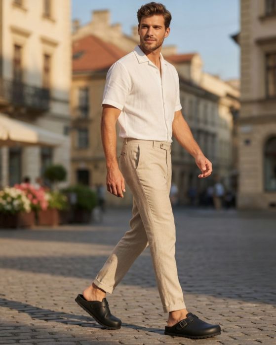 Silueta bostoniana para hombre