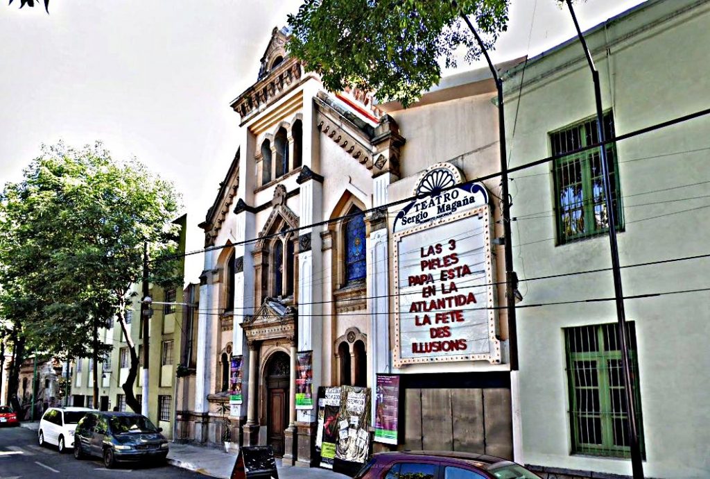 Este es otro de los teatros importantes en la colonia San Rafael, el Sergio Magaña.