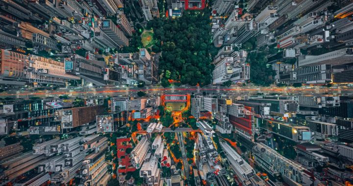 Avenida Sao Paulo, una de las principales en Sao Paulo, Brasil