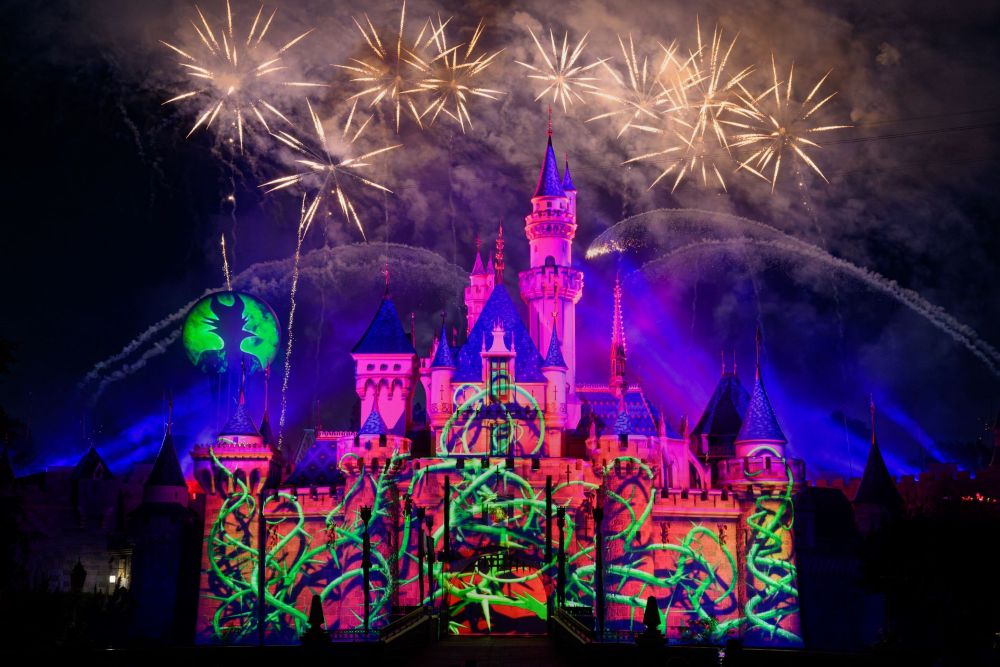 Nighttime Halloween Entertainment at Disneyland