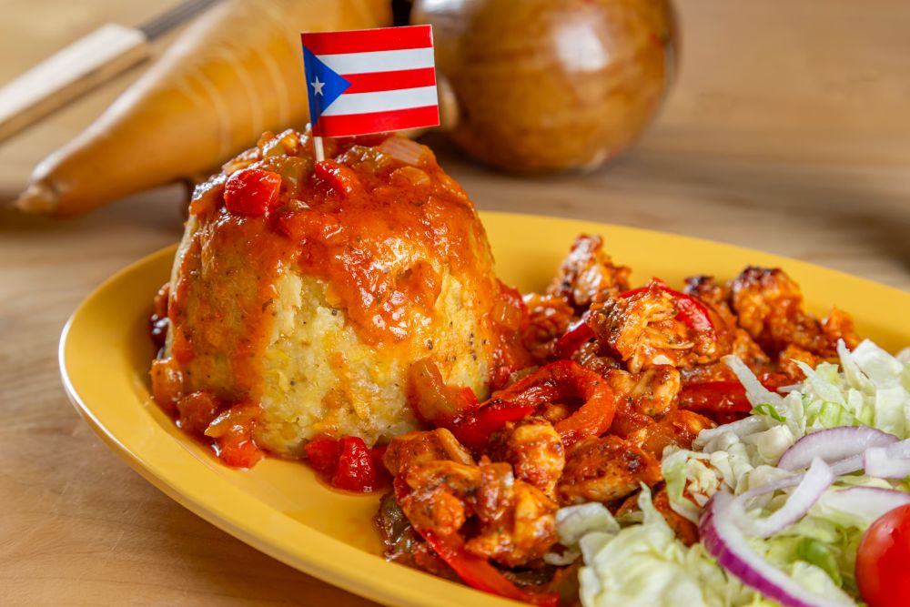 Mofongo, uno de los platillos típicos de Puerto Rico.