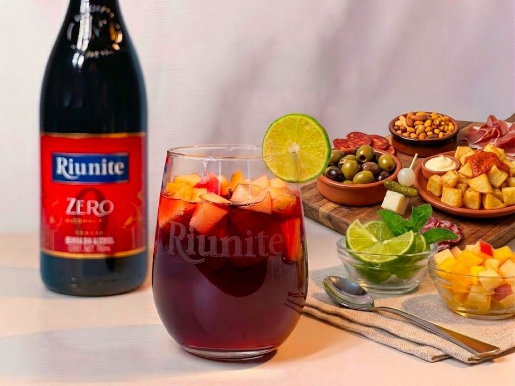 Riunite Zero, es la nueva bebida sin alcohol, sí 0.0% alcohol, que pasa por un proceso estricto que no quita sabores ni aromas al vino tinto.