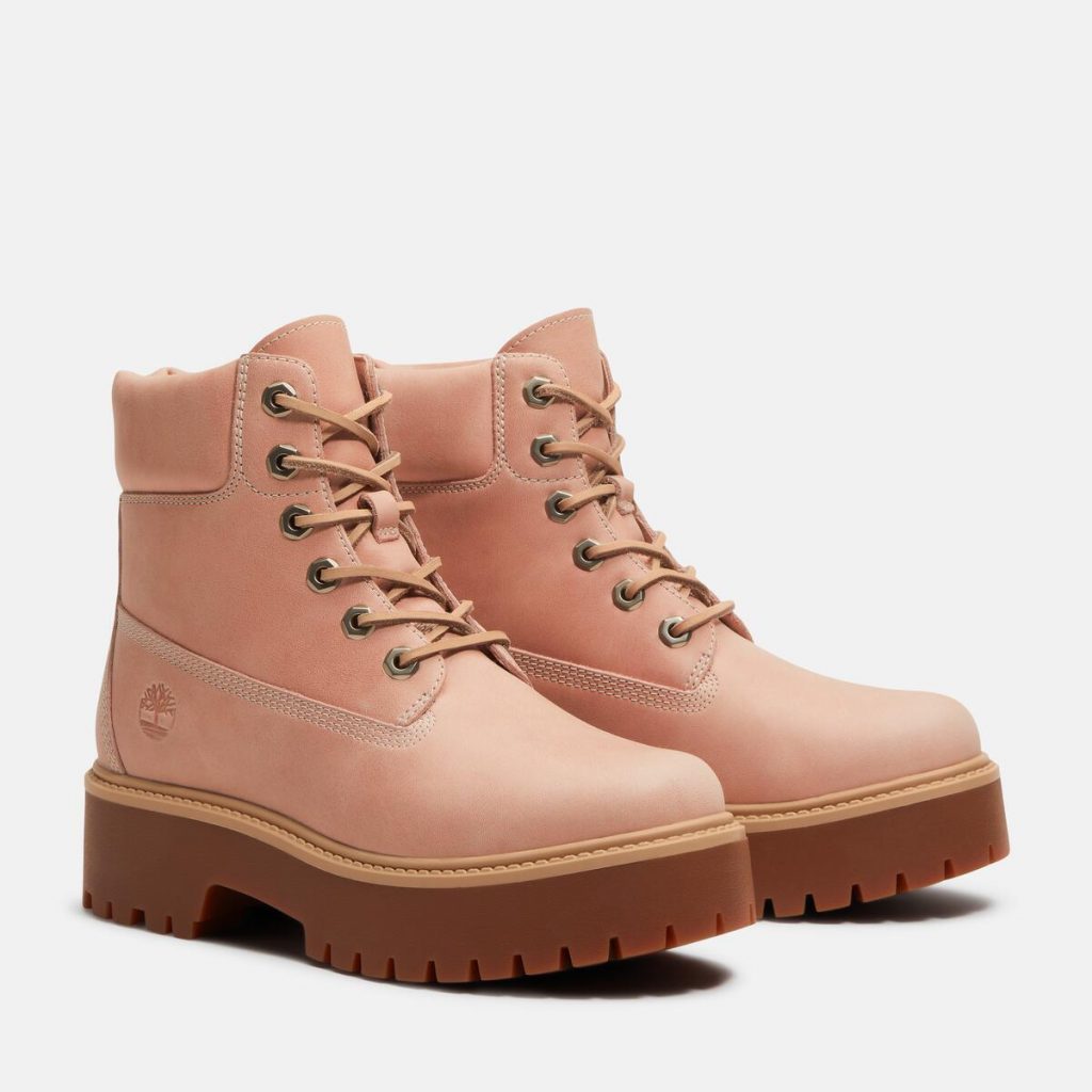 Timberland botas rosas