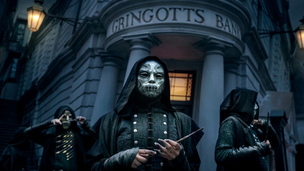 Death Eaters at The Wizarding World of Harry Potter - Diagon Alley.