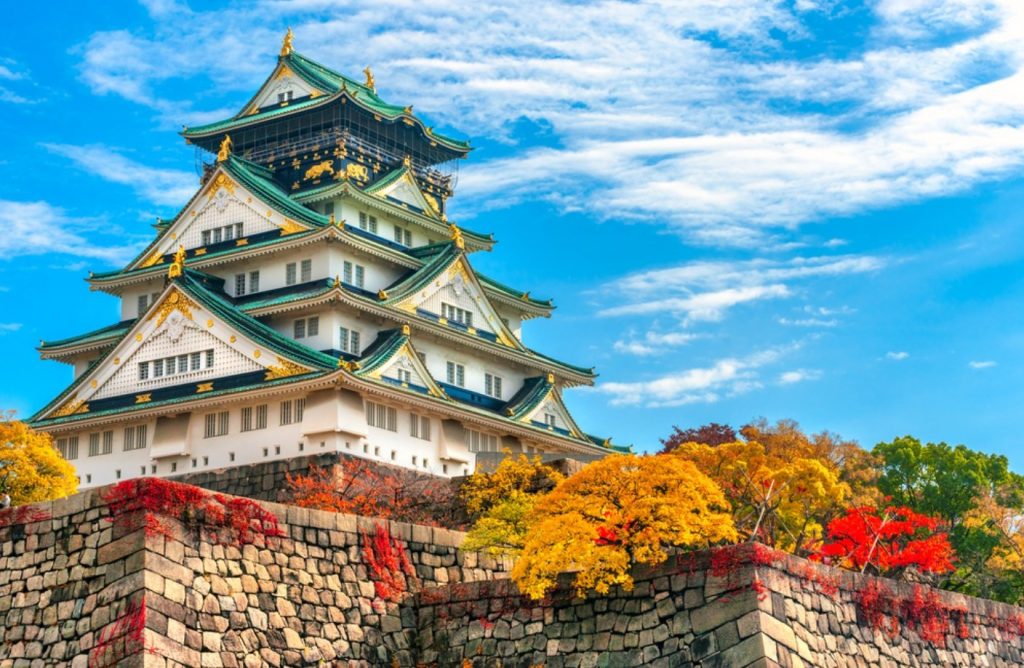 Si viajas a Japón, esta es una nueva manera para la devolución de impuestos. Foto de Castillo en Osaka.