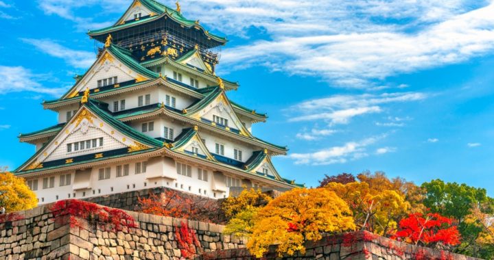 Si viajas a Japón, esta es una nueva manera para la devolución de impuestos. Foto de Castillo en Osaka.