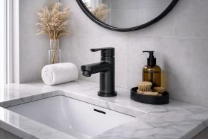 Fortum grifería para baño.