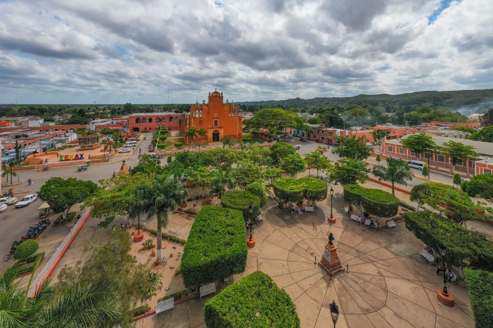 Rutas Puuc y AldeasMayas Tekax Parque Benito Juárez Centro Histórico