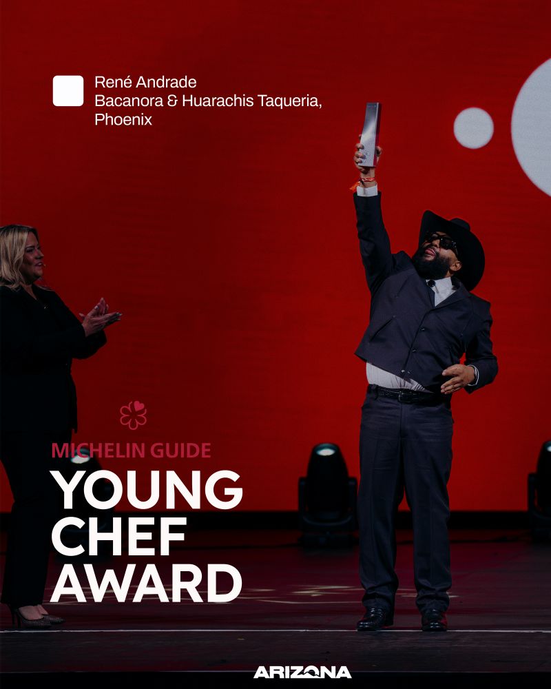 Arizona Michelin Guide Ceremony - Young Chef- Rene Andrade Bacanora