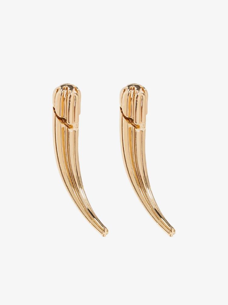 PIERCED FRONT-BACK EARRINGS Tory Burch joyería