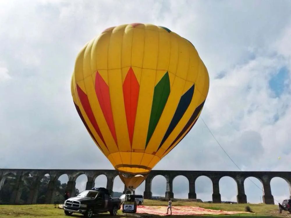 Globos aerostáticos en Tepotzotlán